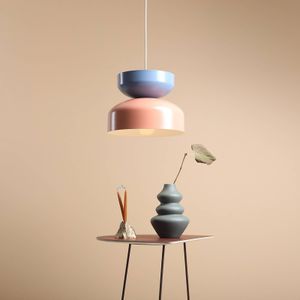 ALDEX Tula hanglamp, koraal/blauw, metalen kap