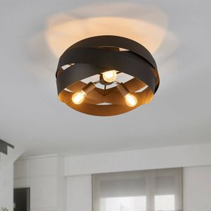 Domiluce Plafondlamp Tornado zwart