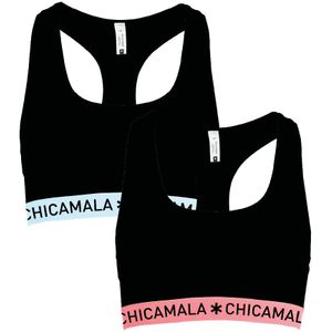 Dames 2-pack Racerback Effen