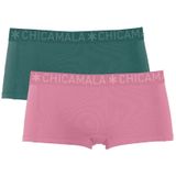 Meisjes 2-pack Boxershorts Effen