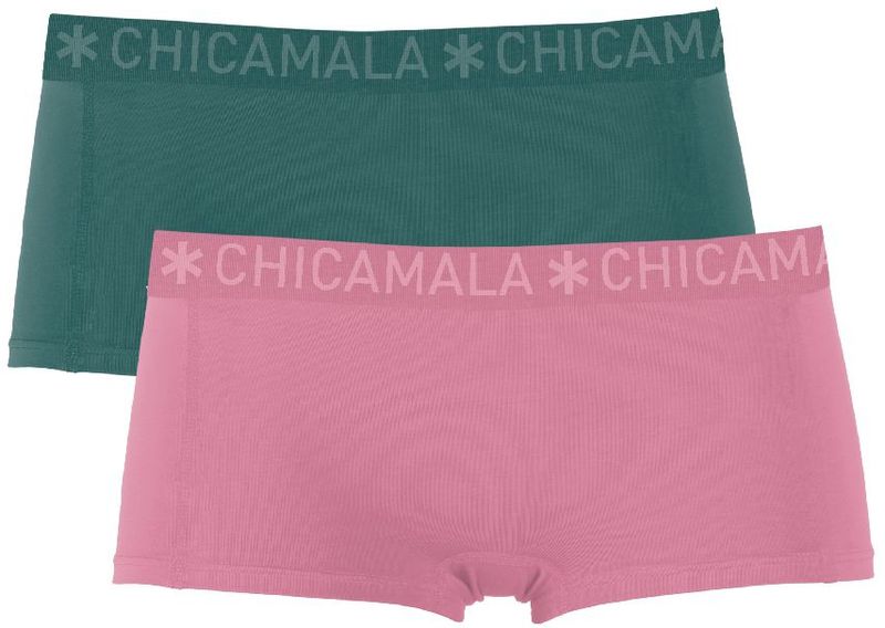 Meisjes 2-pack Boxershorts Effen