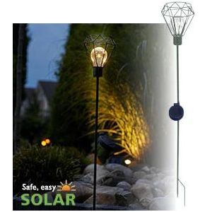 Luxform | Solar steeklamp Diamond 2-set
