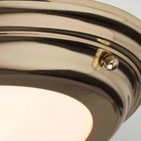 Elstead Lighting LED Plafond Badkamerlamp Welland | 25W 3000K 2250Lm 830 | Polished Brass