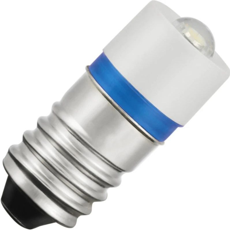 Schiefer E10 LED Lamp | 0.56W 24V/28V 20mA Blauw | 10x23.5mm | 10 stuks