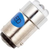 Schiefer BA15d LED Lamp | 0.48W 24V 20mA Blauw | 16x35mm | 10 stuks