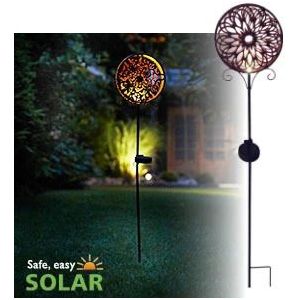 Luxform | Solar sticklight Mandala sun shine 2-set