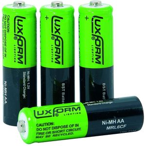 Luxform 4x Oplaadbare AA batterij
