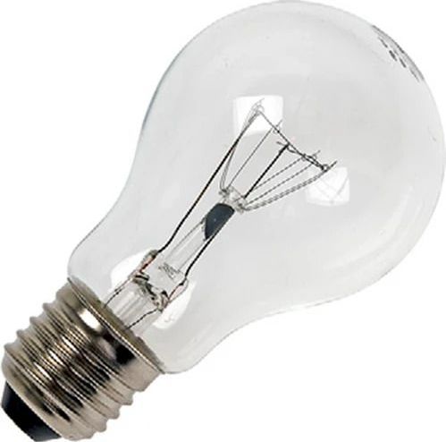 Schiefer E27 Gloeilamp | 25W 2700K 180lm 130V | Dimbaar