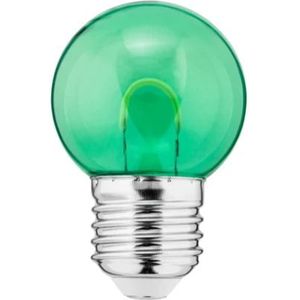Thorgeon E27 LED Kogellamp | 1W 220/240V Groen  | 180°