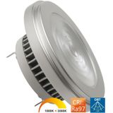 10x Megaman G53 AR111 LED Spot | 12W 1800K/3000K 34V | 918/930 24°/45° Ø111mm Dimbaar | MM10018