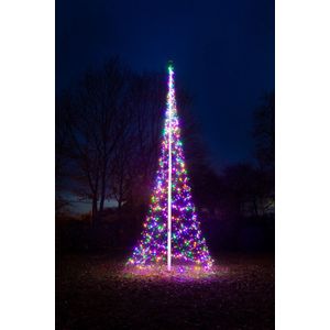 Fairybell Buitenkerstboom | 800cm 1500 LEDs | Multi Colour | Exclusief Mast
