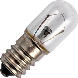 Schiefer E14 Gloeilamp | 5 - 7W 30V 233mA 2500K | 16x45mm | 10 stuks