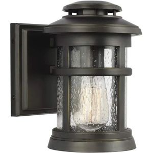 Feiss LED Wand Buitenlamp Newport | 1X E27 Max 60W | IP44 | Dimbaar | Antique Bronze