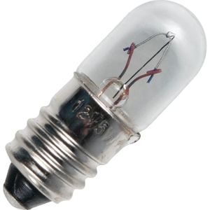 Schiefer E10 Gloeilamp | 1W 6V 166mA 2500K | 10x28mm | 10 stuks