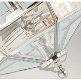 Elstead Lighting LED Plafondlamp Old Park | 2X E27 Max 60W | Dimbaar | Polished Nickel