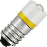 Schiefer E10 LED Lamp  | 0.48W 24V 20mA Geel | 10x23.5mm | 10 stuks