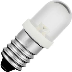 Schiefer E10 LED Lamp | 0.36W 24V 15mA Wit | 8.5x28mm | 10 stuks
