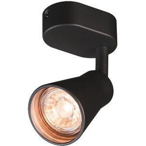 SLV  LED Plafond- Wandlamp | 1X GU10 Max 50W  |  IP20 Dimbaar Zwart | AVO