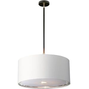 Elstead Lighting LED Pendelarmatuur Balance | 1X E27 Max 60W | Dimbaar | Black/ Polished Nickel