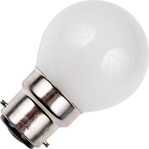 Schiefer Ba22d Kogel Gloeilamp | 40W 2700K 475lm 24V Mat | Dimbaar