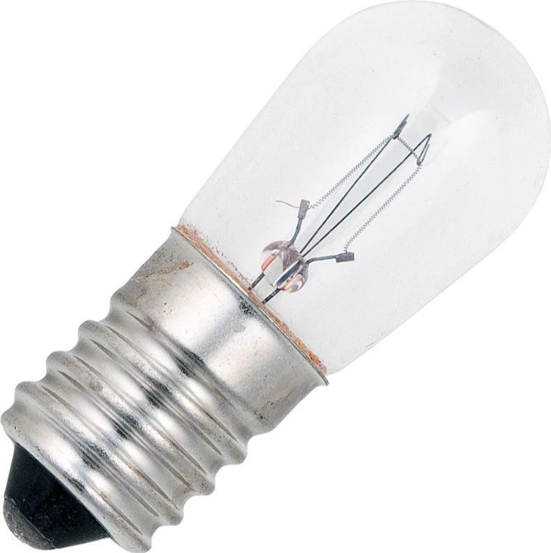 Schiefer E14 Gloeilamp | 10W 60V 166mA 2500K | 18x46mm | 10 stuks