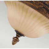 Feiss LED Plafondlamp Sonoma Valley | 2X E27 Max 60W | Dimbaar | Aged Tortoise Shell