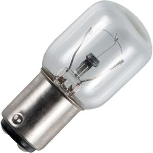 Schiefer BA15d Buis Gloeilamp | 15W 2700K 120lm 28V | Dimbaar