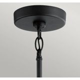 Kichler LED Buiten Pendelarmatuur Camillo | 1X E27 Max 60W | IP44 | Dimbaar | Textured Black