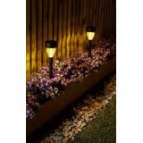 Luxform | Solar 4-set tuinlamp Montpellier 5 Lumen