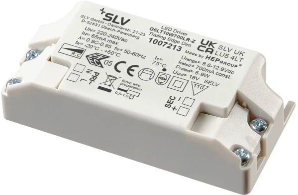 SLV - LED Driver - Dimbaar - 700mA - 9W - IP20