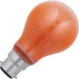 Schiefer - Ba22d Gloeilamp - Peervormig - Oranje - 60W - Dimbaar