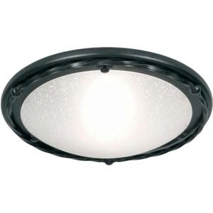 Elstead Lighting LED Plafondlamp Pembroke | 1X E27 Max 60W | Dimbaar | Black