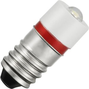 Schiefer E10 LED Lamp  | 0.48W 24V 20mA Rood | 10x23.5mm | 10 stuks