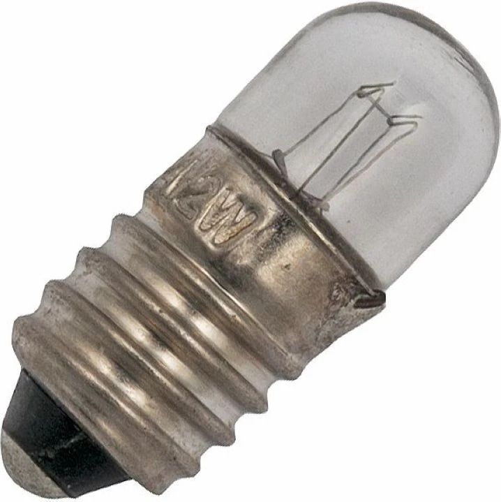 Schiefer E10 Gloeilamp | 2W 60V 33mA 2500K | 9x23mm | 10 stuks