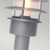 Elstead Lighting Mini LED Tuin Pilaar Helsingor | 1X E27 Max 60W | IP44 (Outdoor) | Silver
