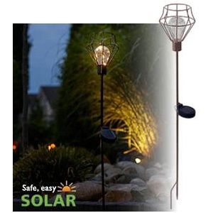 Luxform | Solar steeklamp Pentagon 2-set