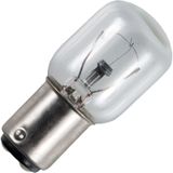 Schiefer BA15d Buis Gloeilamp | 10W 2700K 75lm 24V | Dimbaar