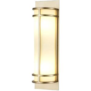 Feiss LED Wandlamp Fusion | 2X E27 Max 60W | Painted Natural Brass