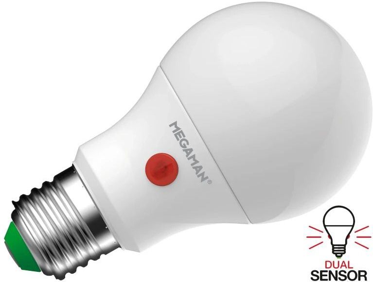 10x Megaman E27 LED Schemerschakelaar Lamp | 8.8W 2700K 220V/240V | 827 | MM10028