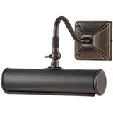 Elstead Lighting - LED Schilderijverlichting Picture Light - Dimbaar - Dark Bronze - 1X E14 Max 40W