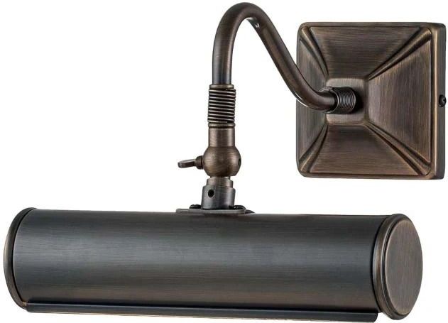 Elstead Lighting - LED Schilderijverlichting Picture Light - Dimbaar - Dark Bronze - 1X E14 Max 40W