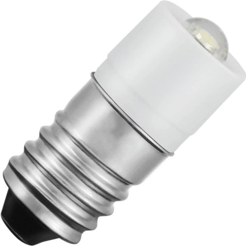 Schiefer E10 LED Lamp | 0.12W 6V 20mA Wit | 10x23.5mm | 10 stuks
