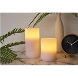 2 x LED Waxinelichthouders Cosy Lilac Flieder warmwit voor 3 x AAA batterij met schakelaar
