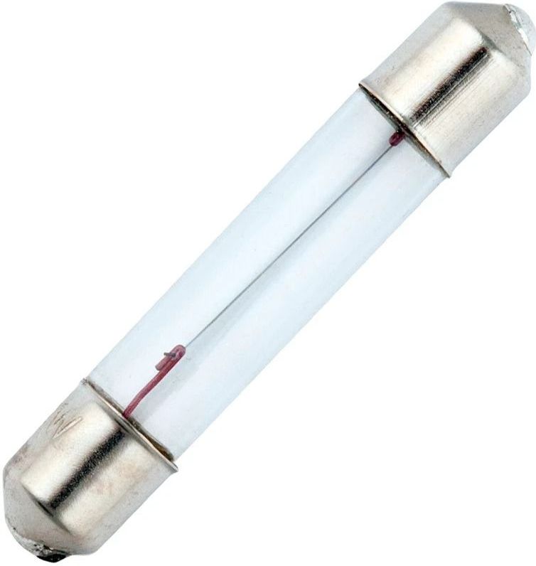 Schiefer S6 Gloeilamp | 3W 6V 500mA 2500K | 6x36mm | 10 stuks