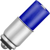 Schiefer Midget grooved LED Lamp  | 0.24W 24V 10mA Blauw | 6x16mm | 10 stuks