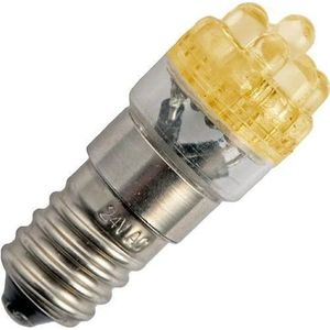 Schiefer E14 LED Lamp  | 2.2W 220V 10mA Geel | 18x45mm | 10 stuks
