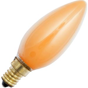 Schiefer E14 Kaars Gloeilamp | 25W Oranje 80lm 230V | Dimbaar
