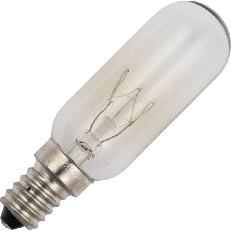 Schiefer E14 Buis Gloeilamp | 15W 2700K 80lm 110V/130V | Dimbaar