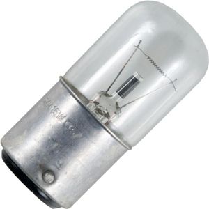 Schiefer Ba22d Buis Gloeilamp | 15W 2700K 150lm 24V | Dimbaar
