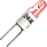 Schiefer Bi-pin LED Lamp | 0.28W 28V 10mA Rood | 4x10mm | 10 stuks